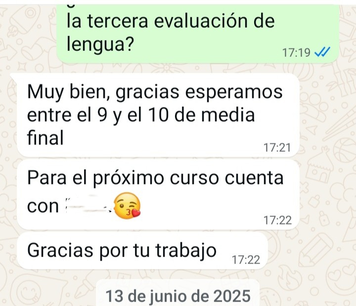 Madre alumna Bach